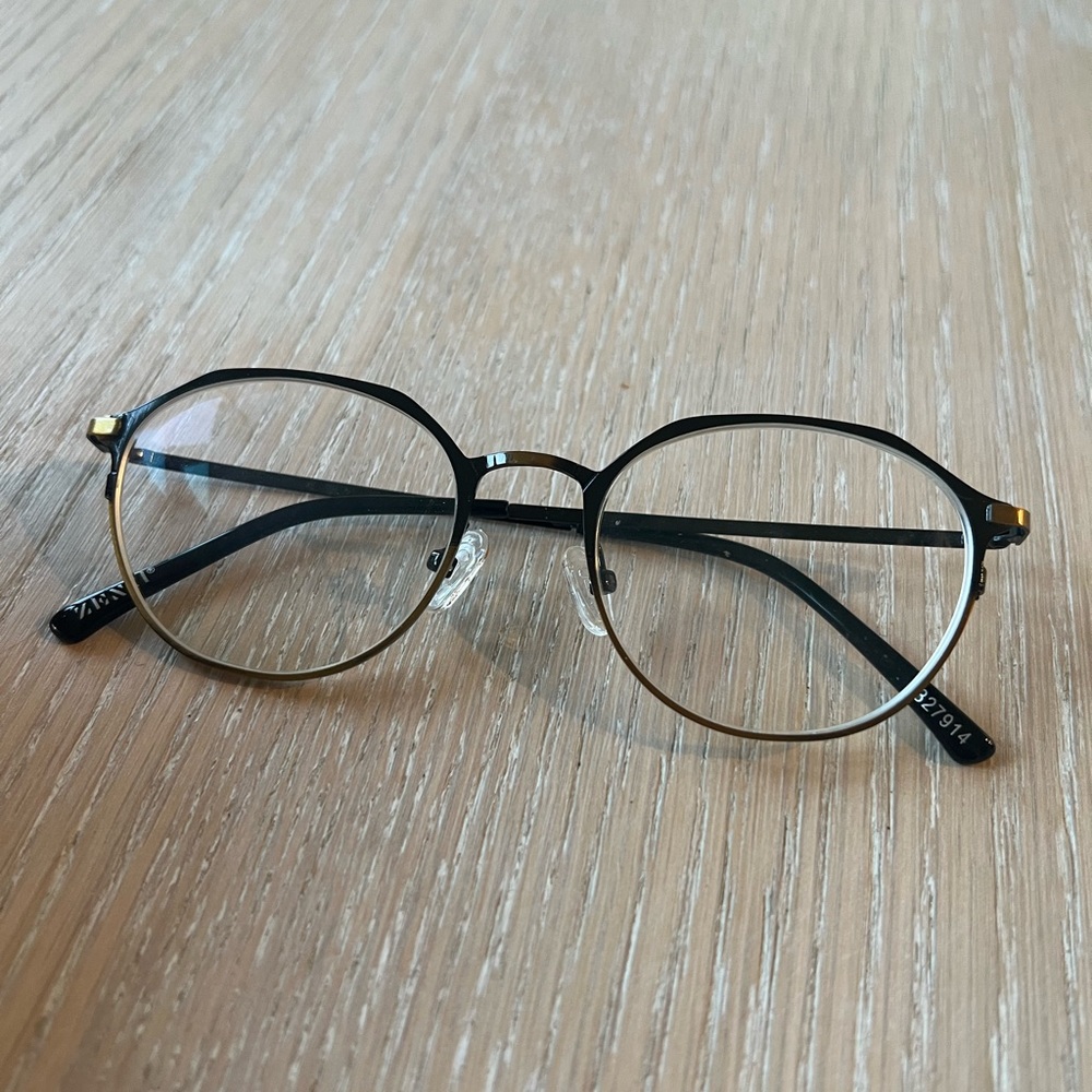 Zenni optical wire-framed glasses
